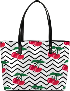 Leather Tote Bag for Women Fashion Shoulder Bag Purses and Handbags Large Capacity Satchel Bags for Work Travel