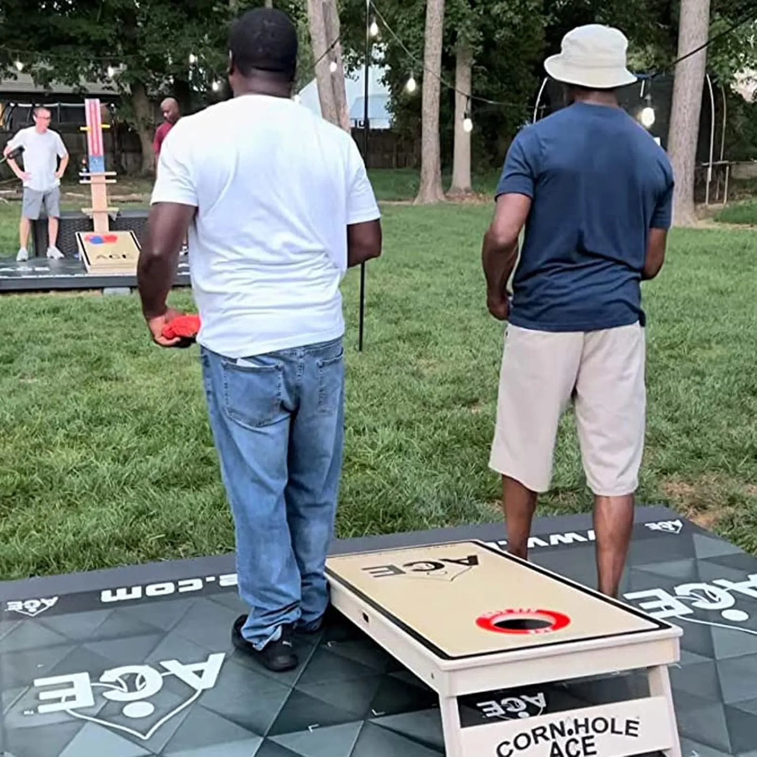 Legendary | ACE Pro Cornhole Bags   PRO Kits | Dual Sided Slick Stick All Weather | Optional Bag Break in and Carrying Case | Set of 4