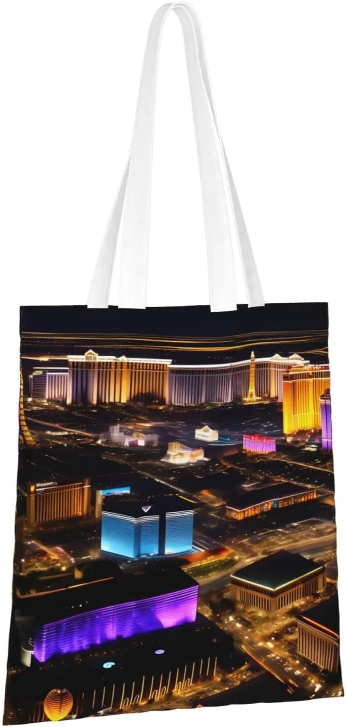 Lemon And Flowers Canvas Tote Bags For Women Handbag Tote Purse,Canvas Crossbody Bag For Office, Travel, School