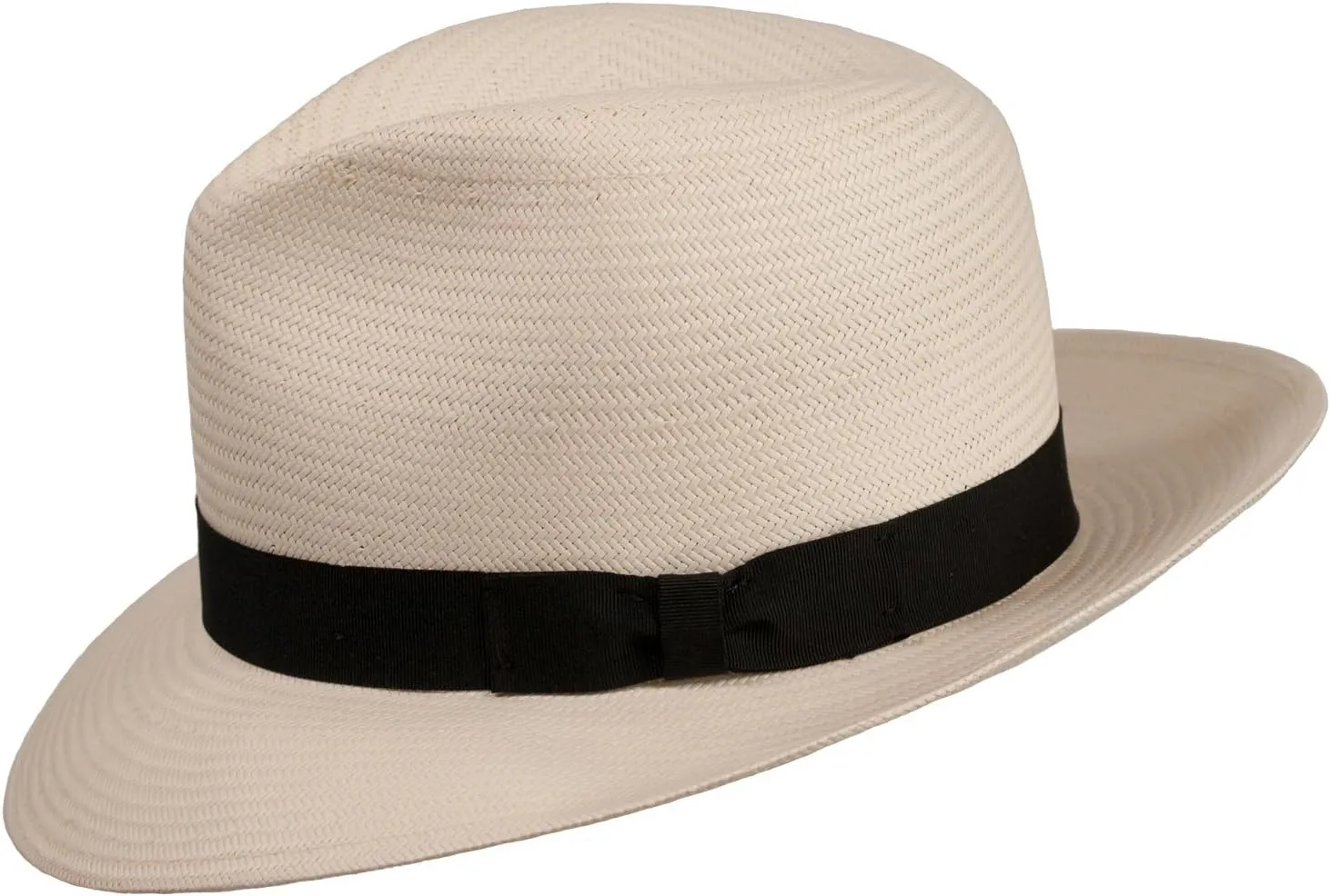 Levine Hats Co. Men's Millennium Panama Straw Fedora Hat