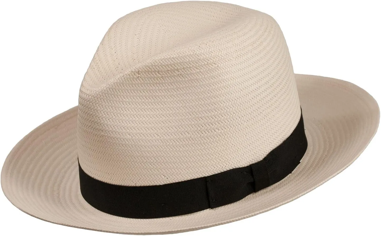 Levine Hats Co. Men's Millennium Panama Straw Fedora Hat
