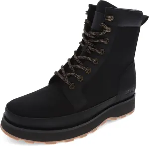 Levi's Men's Casual Ankle Boot, Black Mono/Gum, 10.5