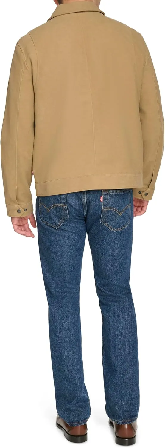 Levi's Men's Faux Leather Laydown Collar Racer Jacket