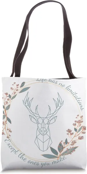 Life has no limitations tote bag Tote Bag