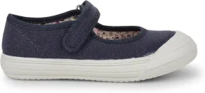 Loop Fasteners Mary Janes with Reinforced Rubber Toe