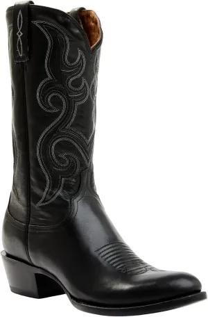 Lucchese Men's Cowhide Western Boot Round Toe Black 13 D