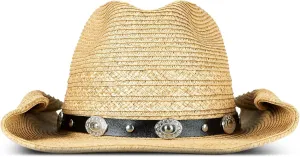 Lucky Brand Women's Cowboy Hat | Western | Woven | Wide Brim | Adjustable | Breathable | Straw | Sun Protection