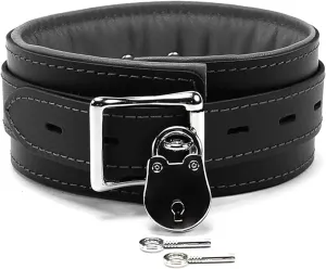 Macon Collar Supreme Lambskin Leather Ultra Soft Padded Choker