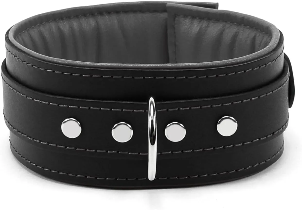 Macon Collar Supreme Lambskin Leather Ultra Soft Padded Choker