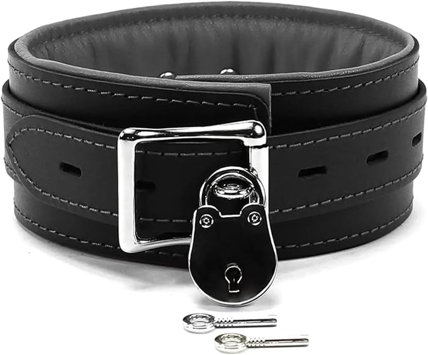Macon Collar Supreme Lambskin Leather Ultra Soft Padded Choker