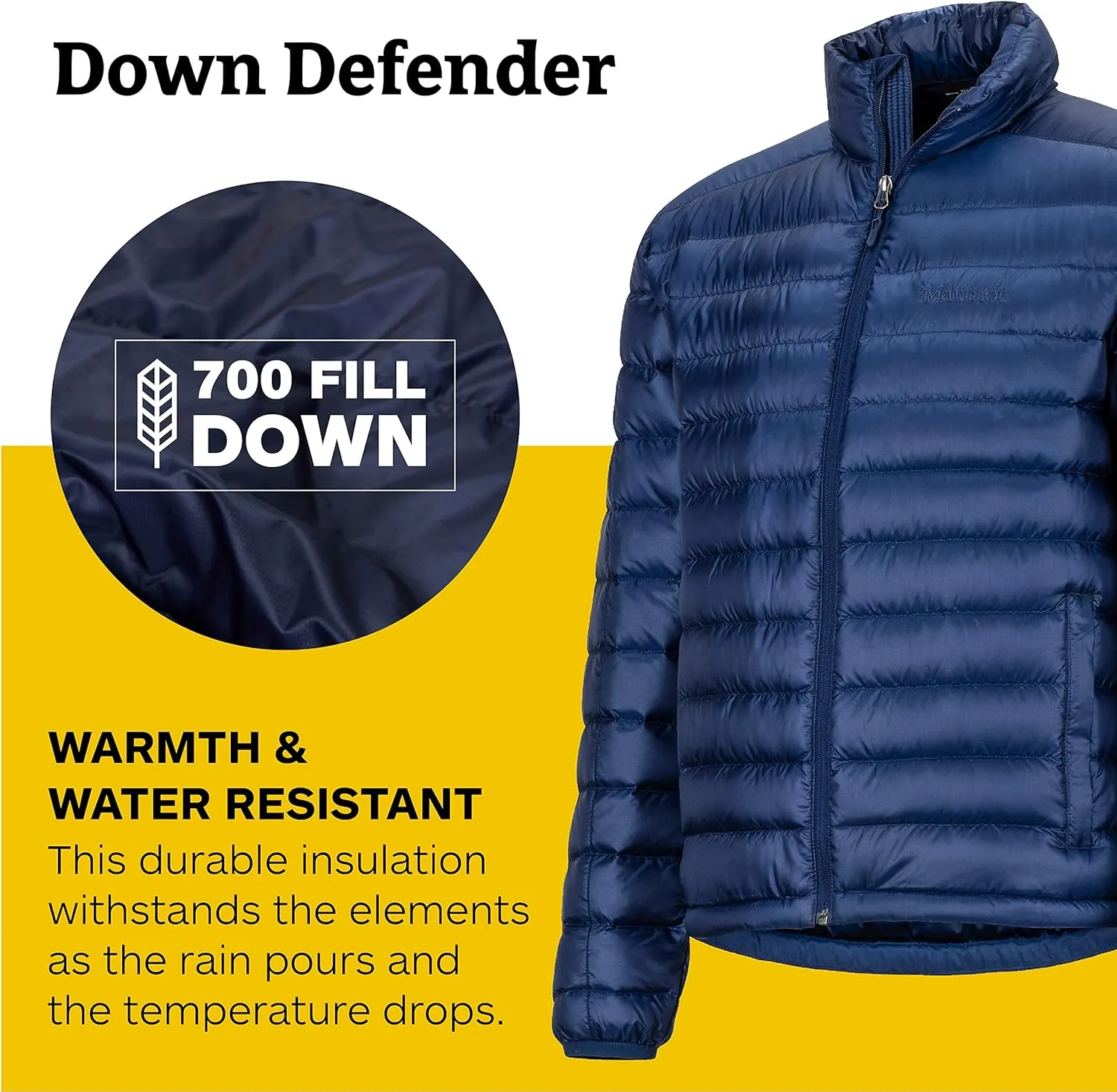 MARMOT Men's Zeus Jacket - 700-Fill Insulated, Water-Resistant, Lightweight Puffer