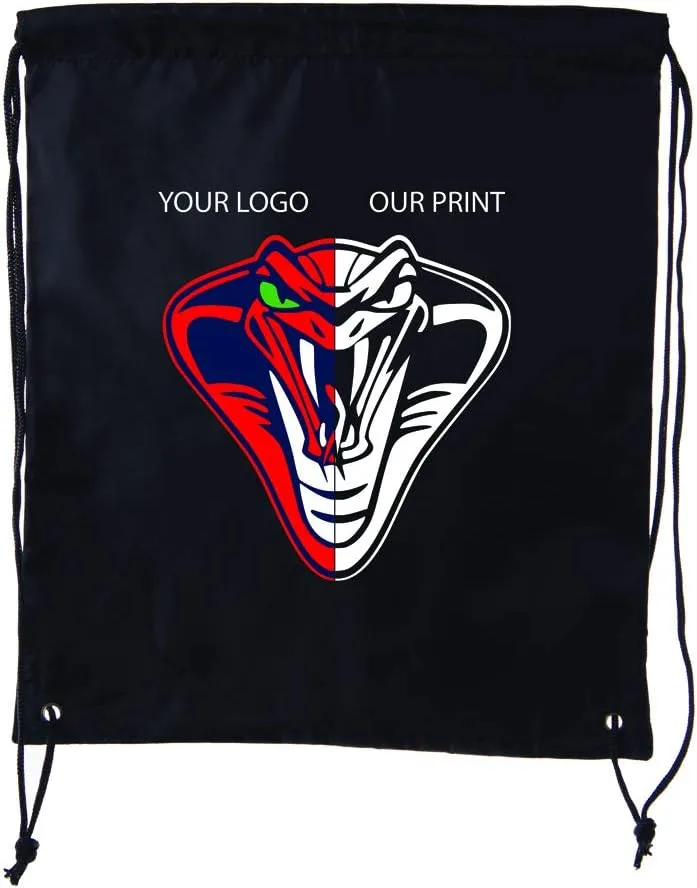 Mato & Hash Custom Bags With Your Logo | Promotional Drawstring Backpack - 50PK Brown CE2500