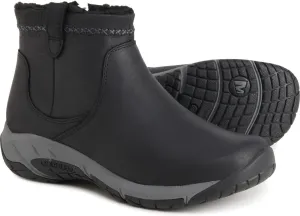 Merrell Women's Encore 4 Bluff Zip Polar Boots - Waterproof, Insulated, Wide Width, (Black) (8)