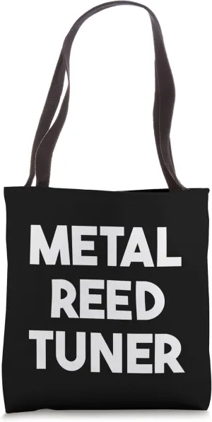Metal Reed Tuner Tote Bag