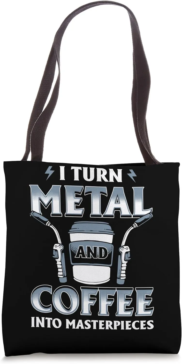 Metal Worker Welding Metalworking Welding Tote Bag