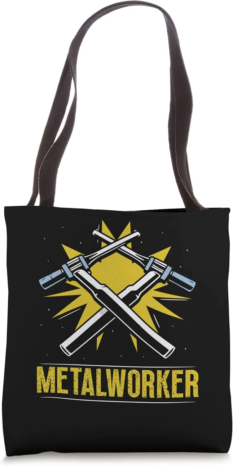 Metalworker Metalwork Metalworking Job Metal Tote Bag