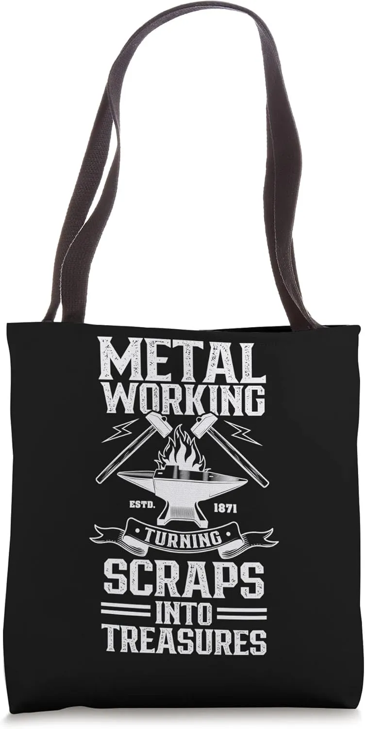 Metalworking: Turning Scraps Into Treasures Metalwork Metal Tote Bag