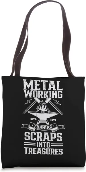 Metalworking: Turning Scraps Into Treasures Metalwork Metal Tote Bag