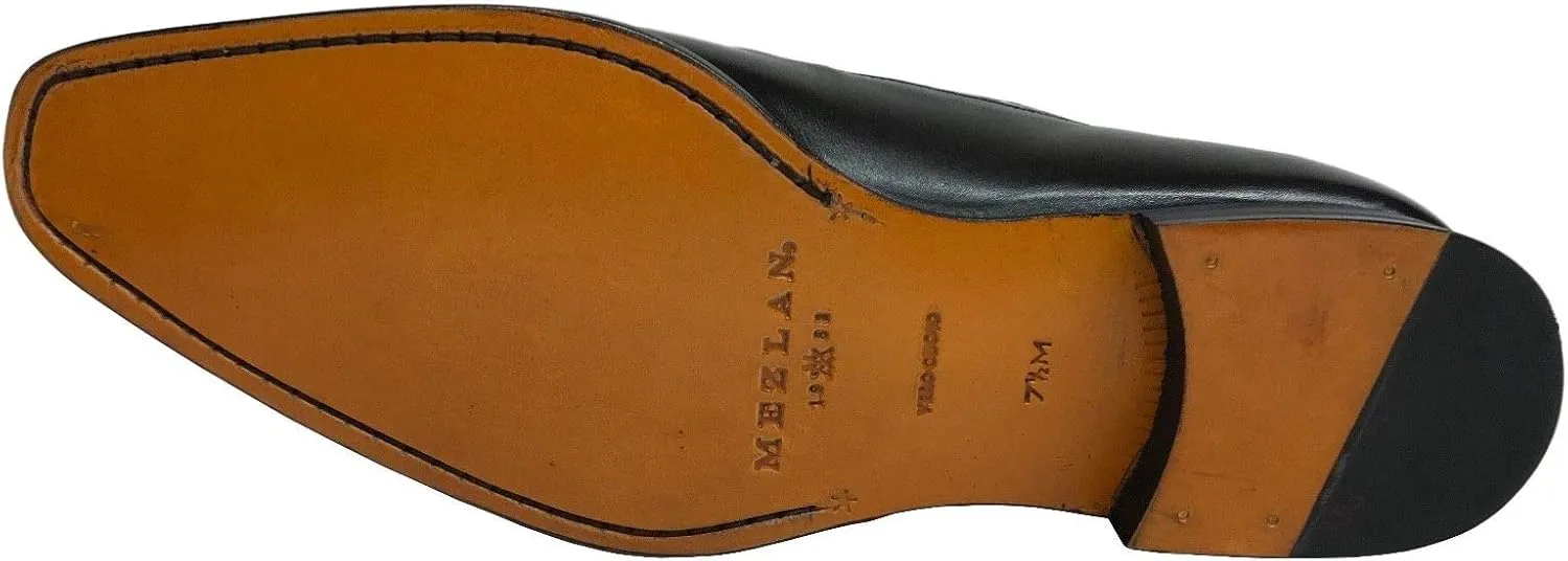 Mezlan Men's Grey Leather Double Monk Strap Dress Shoes 14434-F
