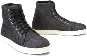 Milwaukee Leather MBM9108 Men's Black Canvas Reinforced Motorcycle Casual Street Riding Shoes w/Ankle Support - 9.5