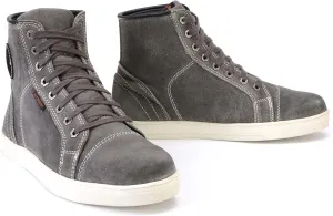 Milwaukee Leather MBM9109 Men's Grey Suede Leather Reinforced Street Riding Waterproof Shoes w/Ankle Support - 13