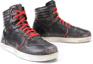 Milwaukee Leather Men's Motorcycle Reinforced Street Biker Casual Riding Shoes Leather Suede Canvas - 8