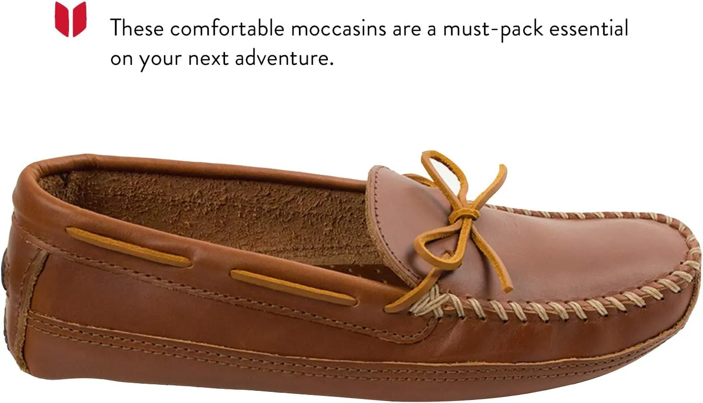 Minnetonka Men's Double Bottom Cowhide Moccasin