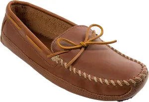 Minnetonka Men's Double Bottom Cowhide Moccasin