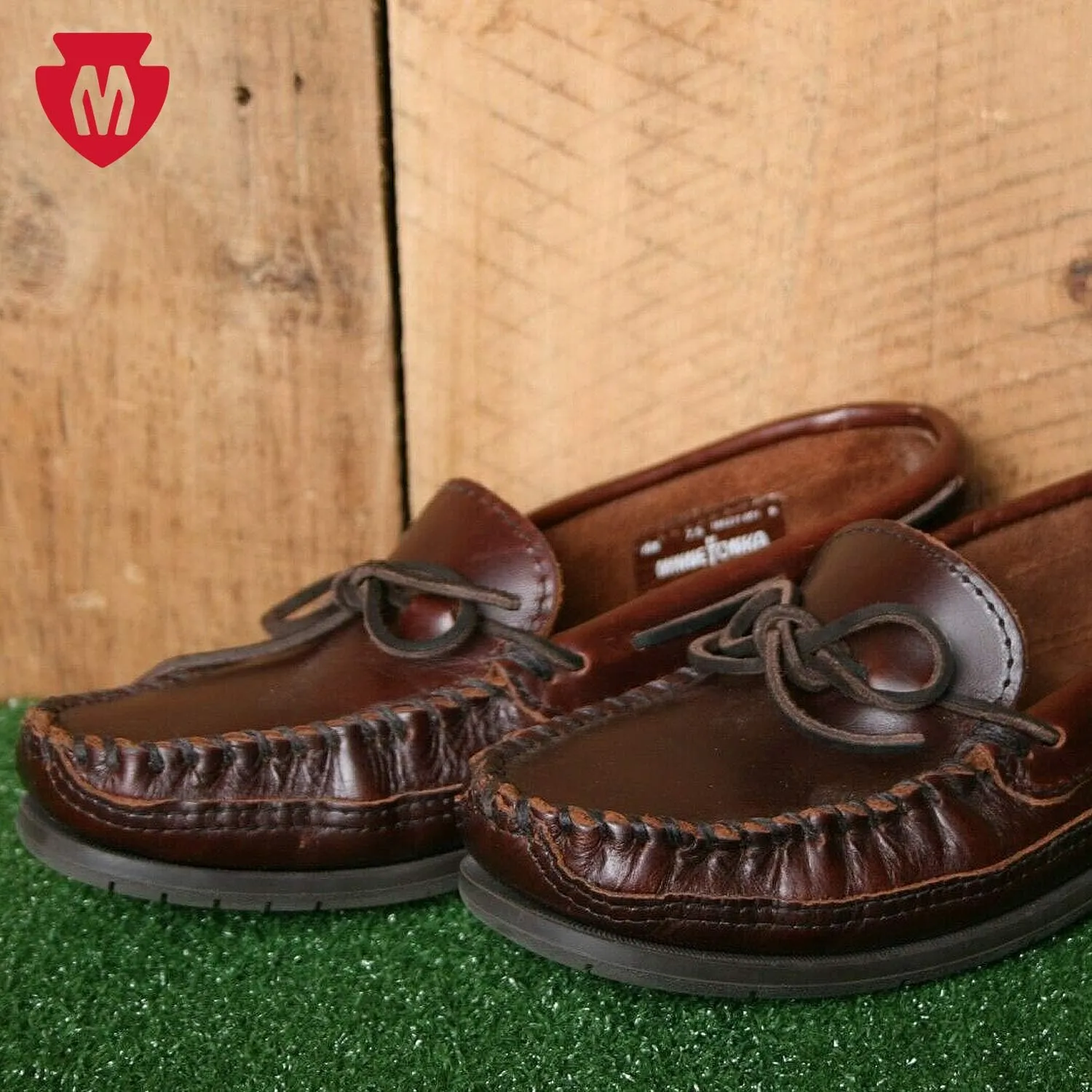 Minnetonka Men's Double Bottom Hardsole