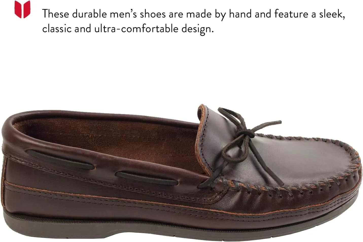Minnetonka Men's Double Bottom Hardsole