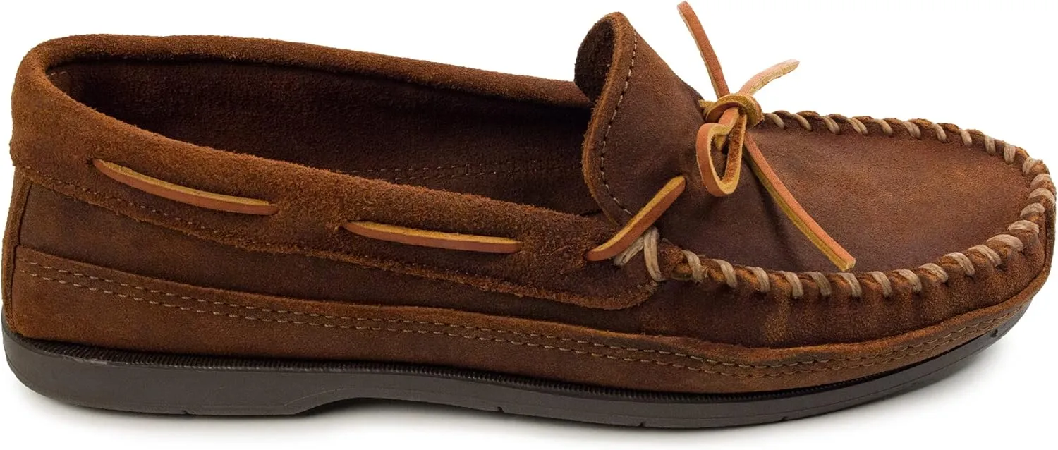Minnetonka Men's Double Bottom Hardsole