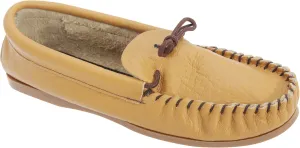 Mokkers Mens Gordon Softie Leather Moccasin Slippers (10 US) (Tan)