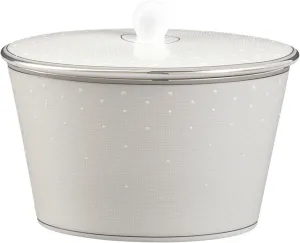 Monique Lhuillier for Royal Doulton Pointe dEsprit 12-Ounce Covered Sugar Bowl