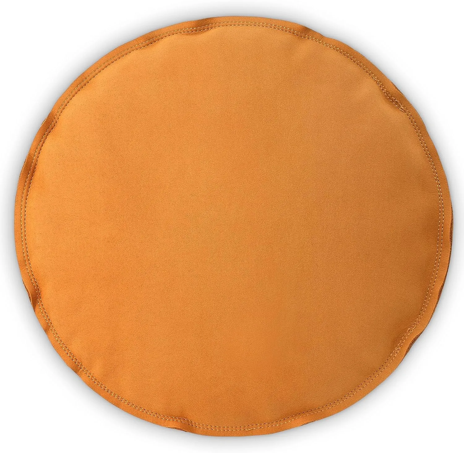 MorningRo 10" Diameter Metal Stamping Sand Bag Round Leather Sandbag Cushion Stitched Jewelry Sand Bag for Metal Stamping Dapping Chasing Hammering Engraving and Wire Forming