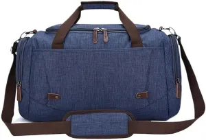 Multiple Compartments Waterproof Large Overnight Bag For Men Carry on Canvas Travel Duffel Bags With Suitcase