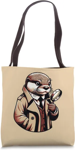 Mystery Solver Otter Tote Bag