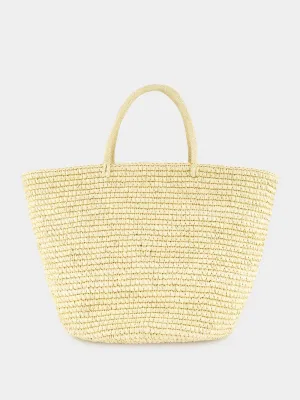 Natural Straw Maxi Tote