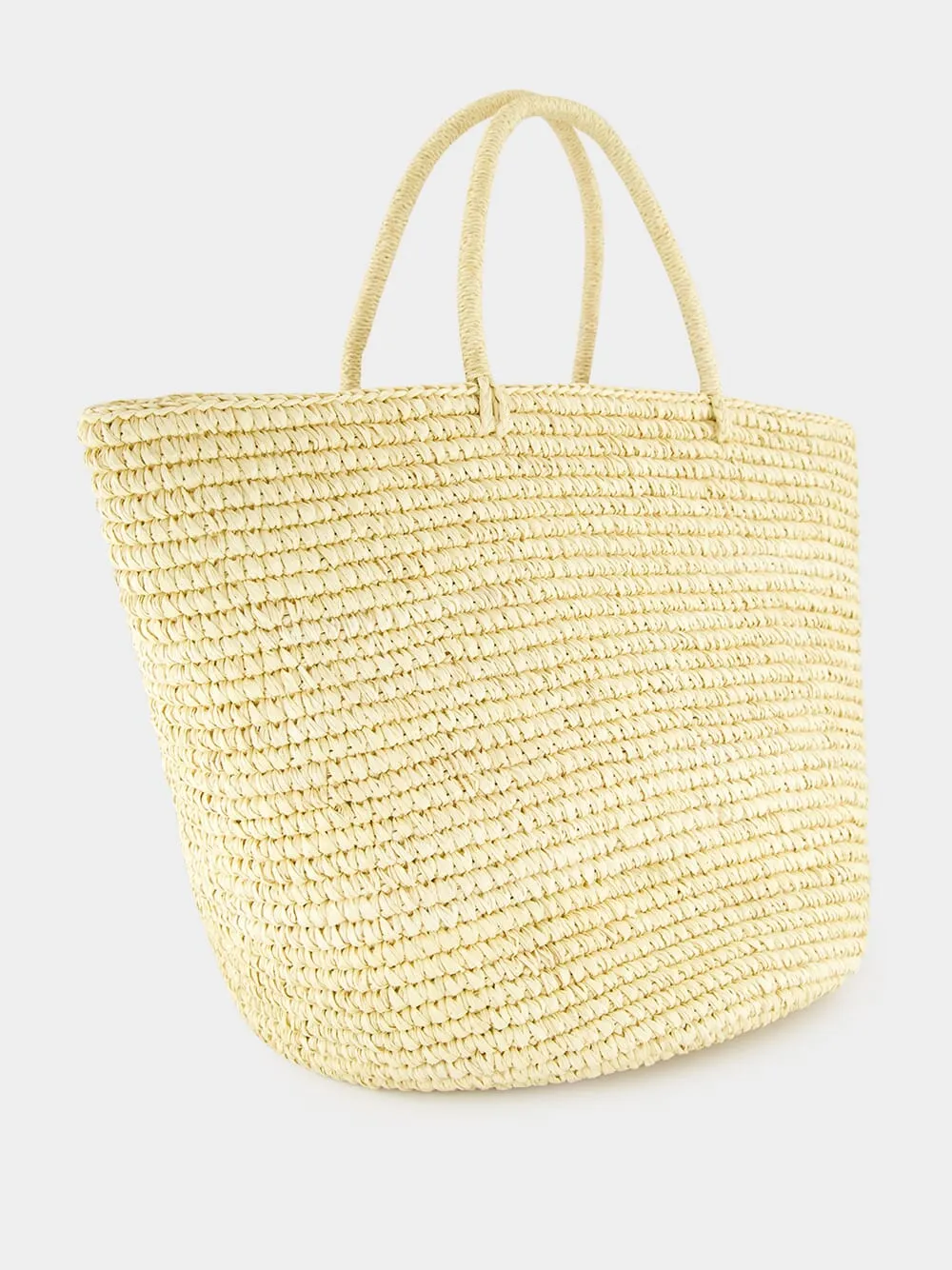 Natural Straw Maxi Tote