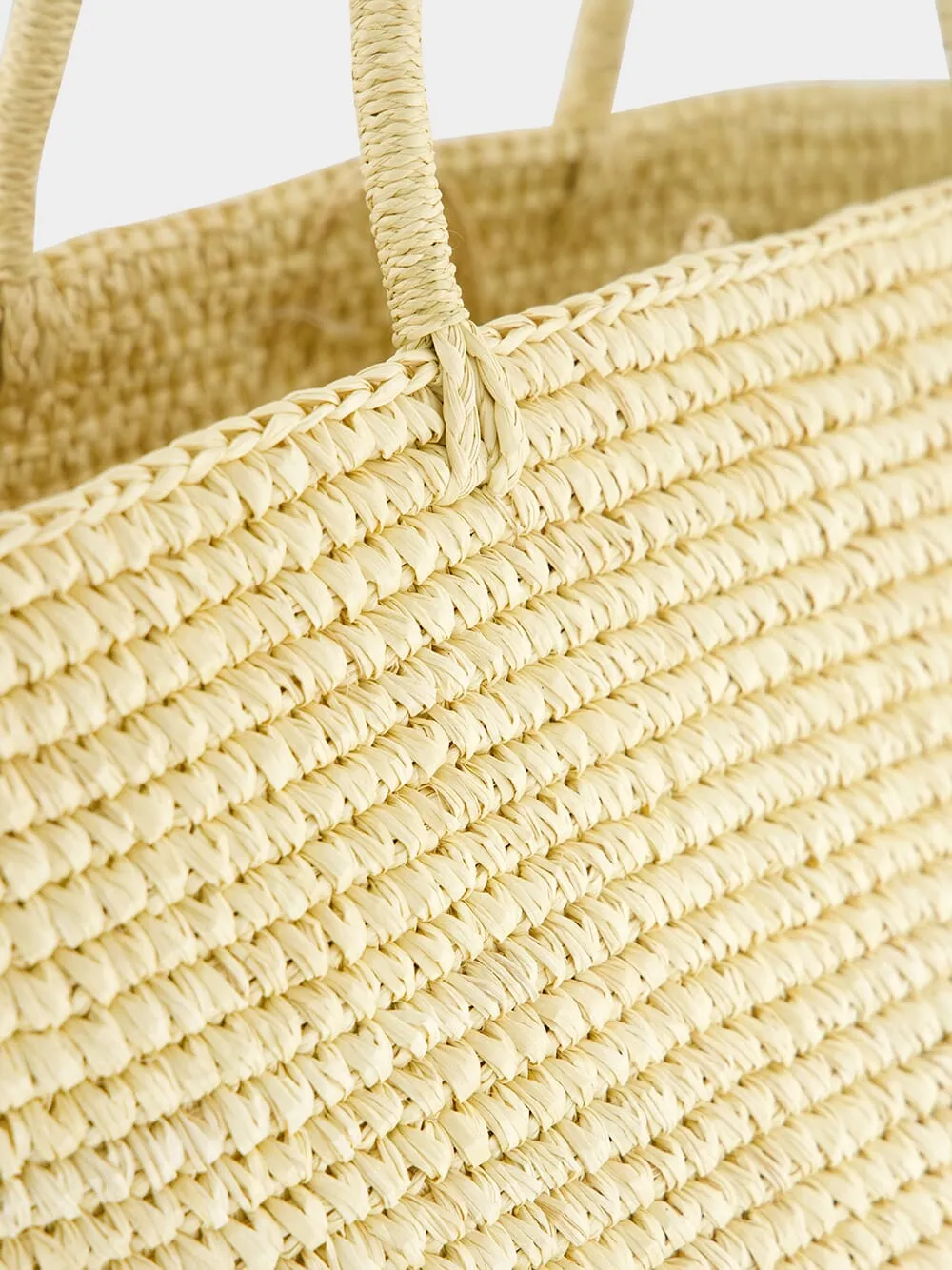 Natural Straw Maxi Tote