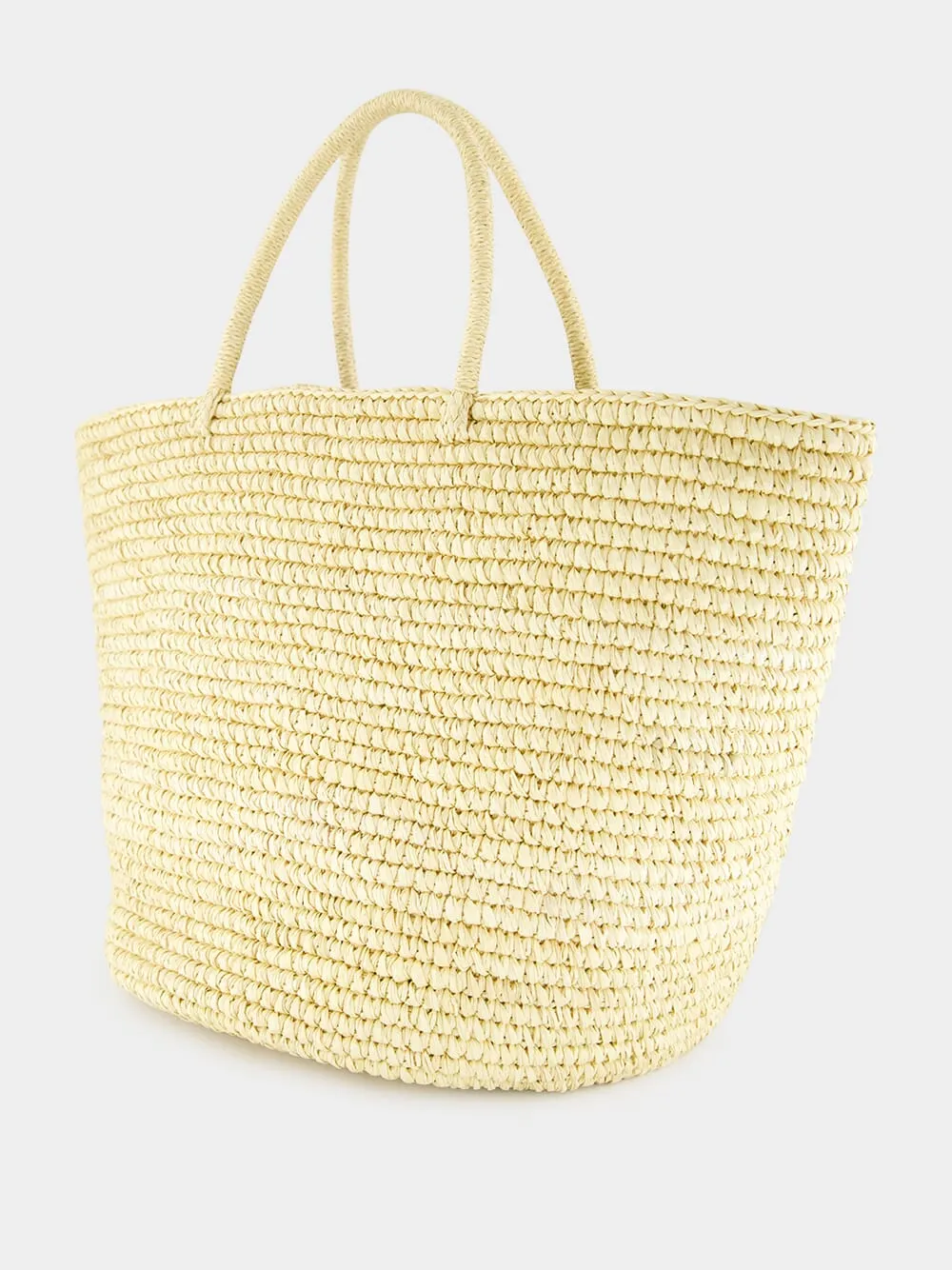 Natural Straw Maxi Tote