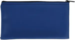 Navy Blue Expanded Vinyl Reusable Deposit Bag - 11W x 6H
