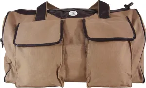 NCAA Alabama Crimson Tide Canvas Concho Duffel Bag, Khaki, One Size