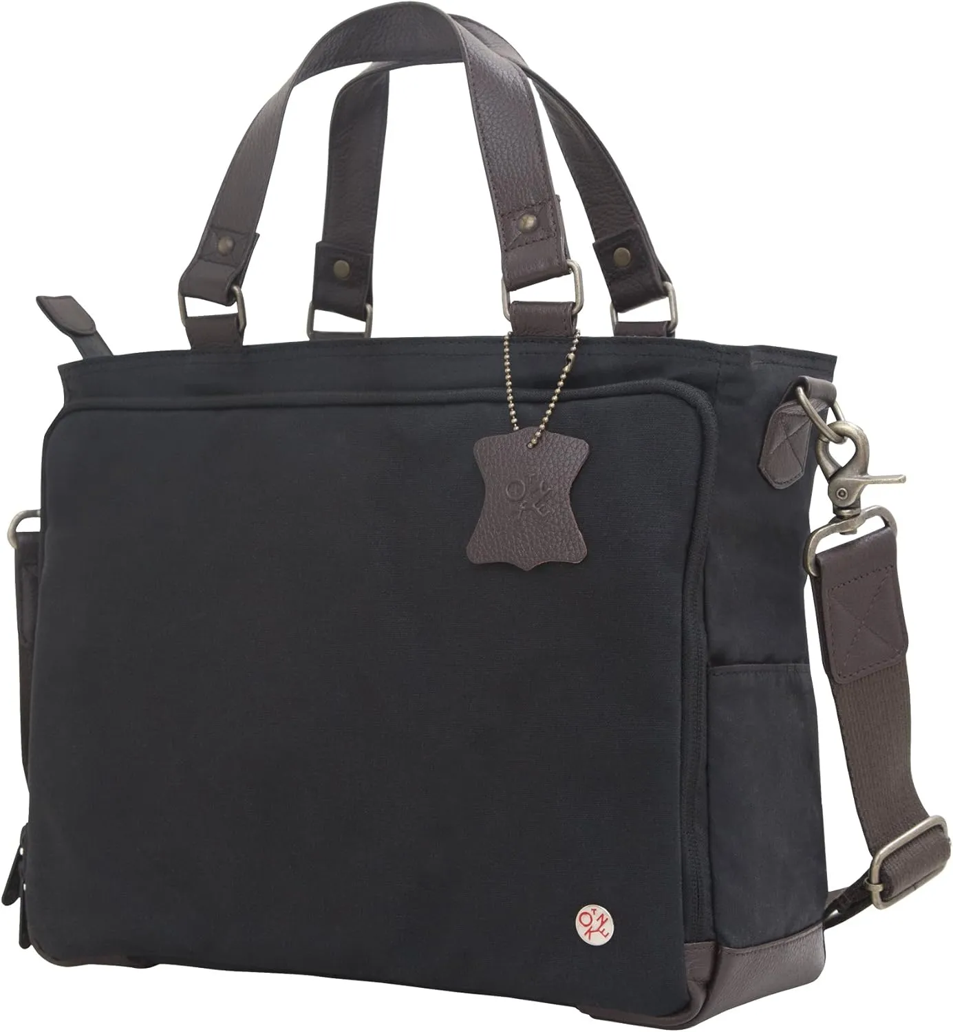 Nostrand Waxed Duffle Bag, Black, One Size