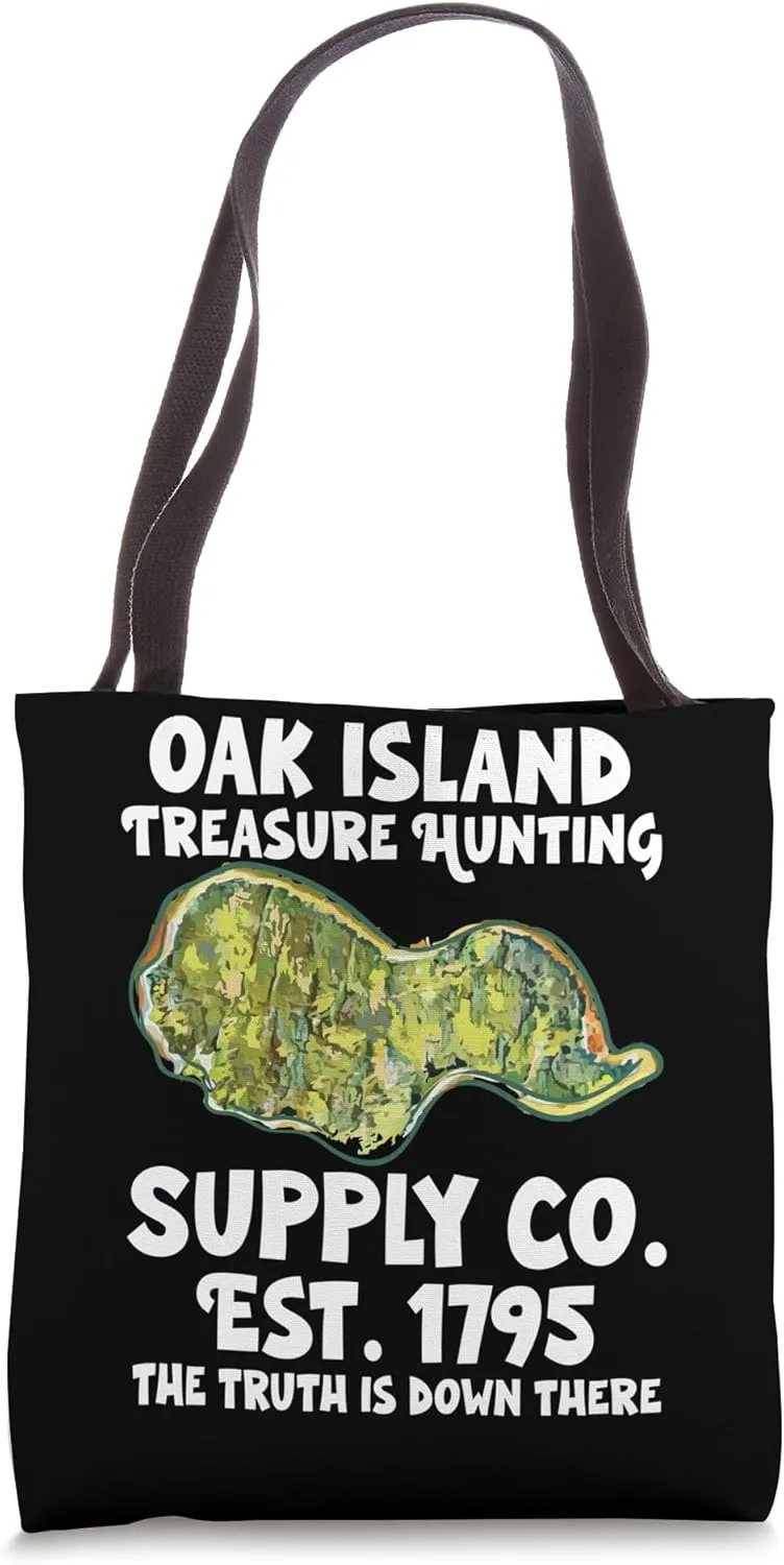 Oak Island Treasure Hunting Oak Island Mystery Tote Bag