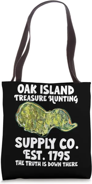 Oak Island Treasure Hunting Oak Island Mystery Tote Bag