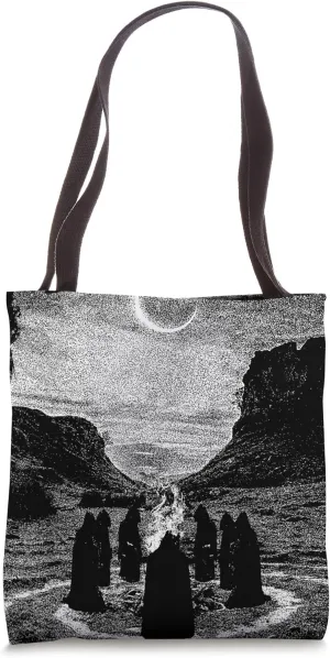 Occult Rituals Black Metal Satanic Dark Aesthetic Goth Pagan Tote Bag