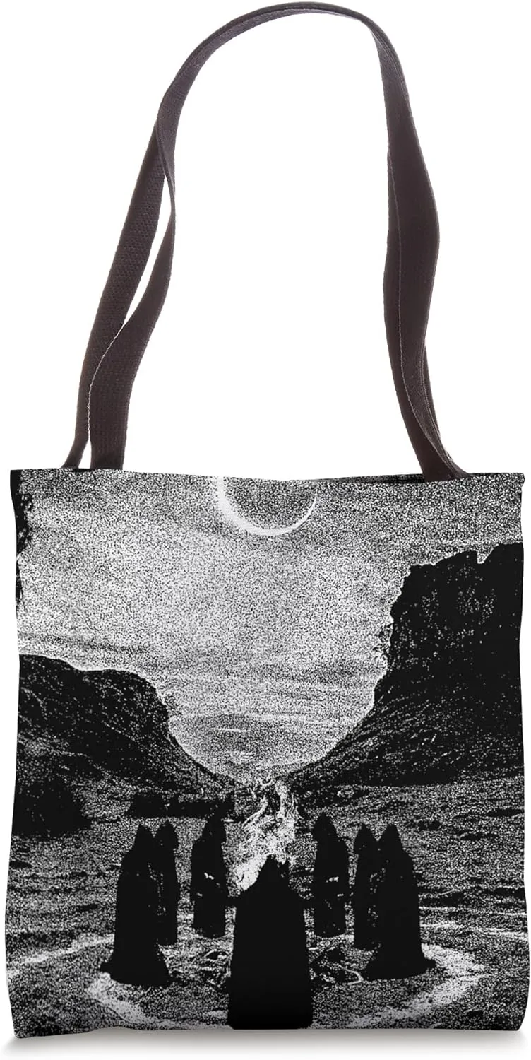 Occult Rituals Black Metal Satanic Dark Aesthetic Goth Pagan Tote Bag