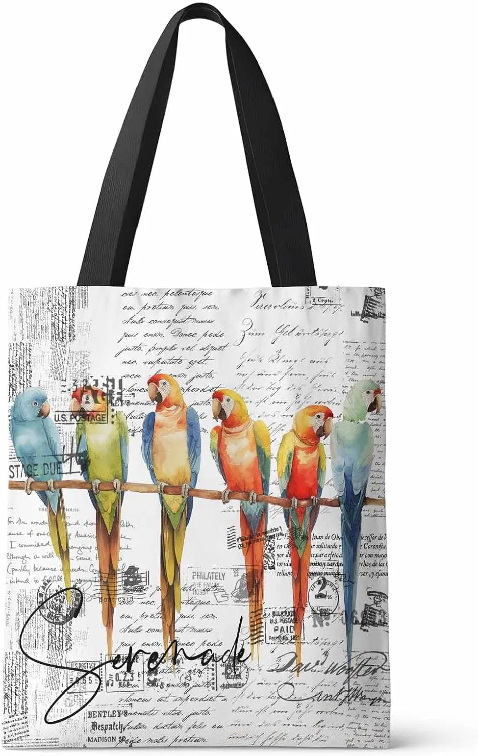 Ocean Canvas Tote Bag Beach Sea Coral Starfish Sage Green Shoulder Bag Casual Bag with Inner Pocket for Shopping Grocery Work