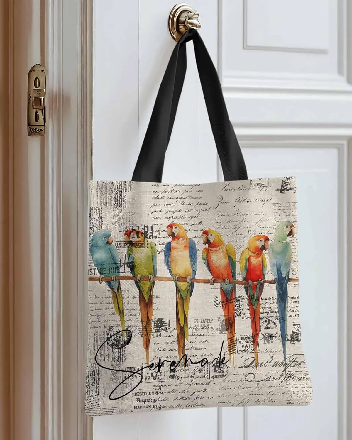 Ocean Canvas Tote Bag Beach Sea Coral Starfish Sage Green Shoulder Bag Casual Bag with Inner Pocket for Shopping Grocery Work