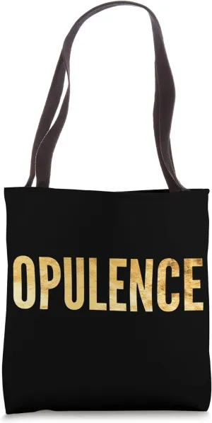 Opulence Affirmations Prosperity Viral Trending Concert Tote Bag